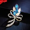 Broche Buquê de Laço, Corsage de Cristal Feminino e Elegante de Alto Padrão, Luxo Acessível e Broche de Alto Padrão, Acessórios para Terno