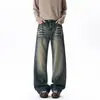 Novos Calças Jeans Americanas de Alta Qualidade com Caimento Slim Levemente Flare para Homens Outono/Inverno 2026 para Adolescentes com um Look Sofisticado