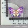 Funda de Teléfono de Mariposa Colorida, Materiales DIY de Animales Simulados, Accesorios de Resina Hechos a Mano, Gomitas para el Cabello al por Mayor, Accesorios para el Cabello, Parches