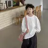 Pantalones Cargo de Algodón Little Shop para Niños Pantalones de Otoño para Niños 2026 Nuevo Estilo Coreano Versátil Simple Moderno Ropa Deportiva Conjunto de Ropa para Niños