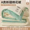 Colcha de Algodão Lavado Classe A Algodão de Xinjiang, Colcha de Inverno Estilo Minimalista, Espessa e Quente, Colcha de Ar Condicionado para Todas as Estações