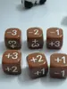 Dados de Suma y Resta Juguetes de Juego de Mesa Materiales Didácticos de Matemáticas para Niños Dados Numéricos de Seis Caras Acrílico de 16 mm