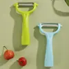 Cuchillo para Fruta de Acero Inoxidable con Funda Protectora, Pelador de Frutas, Cuchillo Pequeño, Cuchillo de Cocina Portátil para el Hogar