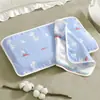 Funda de almohada para bebé de 0 a 1 año, de gasa absorbente de sudor y transpirable para niños, venta al por mayor desde la cadena de suministro de fábrica para niños de jardín de infantes