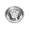 Atacado de Fábrica Tigela de Aço Inoxidável para Comida de Cachorro, Tigela para Gato, Tigela Antiderrapante Anti-Comer para Cães Pequenos, Tigela de Alimentação Lenta, Anti-Engasgo e Anti-Gordura