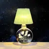 Bola de Cristal Tallada en 3D Transfronteriza Luz Nocturna Luminosa Lámpara de Mesa de Escritorio para Dormitorio Adornos Decorativos de Ambiente Regalo de Cumpleaños