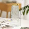 Jarrón de cristal en forma de cono, estilo ins nórdico, jarrón transparente grande y simple para bambú hidropónico, decoración de arreglo floral de escritorio y sala de estar