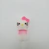 Señal de estacionamiento de muñeca de dibujos animados en 3D, muñeca de goma suave, cerdo acostado, muñeca de gato de la fortuna, en stock, venta al por mayor, gran suministro