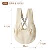 Mochila para Mascotas Estilo Ins Algodón Cálido Bolsa para Perros Espacio Extra Grande Conveniente Bolsa para Gatos Transpirable Mochila para Perros Para Salir