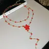 Set de collar y pulsera de flor de metal esmaltado transfronterizo europeo y americano, diseño estilo ins coreano, accesorios dulces de nicho