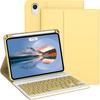 Adequado para o Novo iPad Tablet Mini7 Capa Protetora Teclado Bluetooth Sem Fio Destacável Slot para Caneta Capa de Couro
