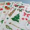 Tatuajes Temporales de Dibujos Animados de Cebolla Rosa Navideños de Un Minuto para Niños, Impermeables, Resistentes al Sudor, para Fiestas