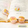 Clips de PP Acrílico con Temática de Comida, Lindos Clips de Notas de Dibujos Animados, Clips Creativos de Sellado de Alta Apariencia, Papelería para Decoración de Diarios al por Mayor