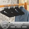 Cabides Adultos Domésticos para Pendurar e Secar Roupas Aço Inoxidável Varanda Dormitório Luxo Leve Antiderrapante Sem Marcas Cabides de Plástico Mergulhados
