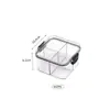 Tarro sellado con fruta seca y té perfumado para el hogar, caja de almacenamiento de plástico con compartimentos multi-grano, caja de almacenamiento con cajón, caja de almacenamiento sellada a prueba de humedad