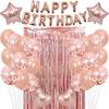Realizar diseño de traje de globos de cumpleaños exclusivo transfronterizo de Amazon no minorista personalizado feliz cumpleaños