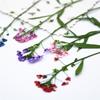 Flores secas reais com galhos de folhas de bola de neve perfumadas, adesivos, espécimes de plantas, abajur de mesa em relevo, capa de celular, marcador de página