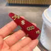 Hazte Rico Inmediatamente~ Pinza Roja Personalizada y Creativa para el Cabello, Pinza de Flequillo Elegante y a la Moda, Nuevo Pinza para el Cabello