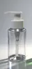 Botella dispensadora de loción de alta calidad con bomba, botella dispensadora de alta transparencia, botella de champú de alta gama, botella dispensadora para el cuidado del cabello