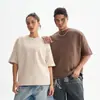 Camiseta Casual Versátil de Manga Curta para Homens 2026 Welfare Collection, Gola Redonda Solta, Algodão Puro, Roupas Masculinas de Manga Curta da Marca da Moda para Adolescentes