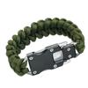 Pulseira de Corda de Guarda-chuva Trançada Tática de Autodefesa Faca Equipamento de Campo Forças Especiais Multifuncional de Sobrevivência Pulseira Faca