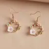 Joyería con Diseño Minimalista Estilo Coreano, Lindos y Elegantes Pendientes y Collares de Abeja y Flor, Pendientes y Collares Súper Delicados y de Estilo Hada