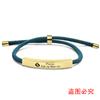 Pulseira Constelações do Zodíaco Doze Cores Corda Trançada Pulseira de Aço Inoxidável Presente de Feriado para a Família Pulseira de Aço Titânio com Gravação