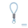 Lanyard para Llaves Colorido Trenzado Nudado Correa para Teléfono Correa de Muñeca Antiperdida Lanyard para Botella de Agua Accesorio para Bolso Dopamina