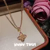 Collar Tradicional Trenzado Negro y Dorado con Dijes de Sonrisa y Piedra Ojo de Tigre, Nuevo Estilo Chino Conjunto de Collares de Monedas de los Cinco Emperadores Hielo Triturado