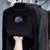 Camiseta de manga comprida para meninos, novo estilo outono/inverno 2026, gola alta, para crianças maiores, camada interna com forro de fleece, camiseta básica infantil