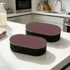 Esponja de lija para cocina para uso doméstico, diseñada para eliminar manchas, óxido y limpiar el fondo de las ollas, una esponja de limpieza mágica para eliminar la suciedad negra