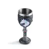 Copa de vino de calavera resina calavera regalo de Halloween juego correcto decoración del hogar manualidades de calavera