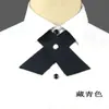 Uniforme JK Uniforme Escolar Nudo Cruzado Estilo Coreano Camisa Corbata de Lazo Cuello Lazo de Flor Accesorios Cosa Pequeña