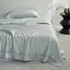 Conjunto de Colcha de Verão de Alta Qualidade Classe A Lf Lenzing Tencel Quatro Peças 20% Seda Jacquard de Liocel Colcha de Verão para Dormir Nu