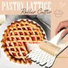 Malha Plástica Cruzada Faca Rolo de Pizza Massa de Abacaxi Hob Utensílios de Panificação Faca de Arte em Café Ferramentas de Cozinha Atacado