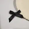 Fita Multicor Laço 4cm Grampo de Cabelo Estilo Ballet Doce Presilha Jacaré Lateral Trançada Colorida Cartão de Acessório de Cabelo Dopamina