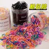 Bandas de Goma Gruesas Desechables de Alta Elasticidad, Ligas para el Cabello Simples de Colores, Cuerdas para el Cabello, Accesorios para el Cabello Que No Dañan el Cabello