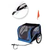 Remolque de Bicicleta Carrito para Mascotas Cochecito Remolque de Bicicleta Gato y Perro Viaje Remolque Trasero Remolque de Carga Puede Soportar 40 Kgs