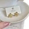 2026 Novos Brincos Galvanizados para Meninas Studs Formato Estrela Simples Nicho Luxo Leve Design de Estrela de Cinco Pontas Acessórios de Brinco de Estrela para Mulheres