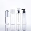 Botella de Loción para Mascotas en Stock 120ml Botella Redonda Recta de Tónico Botella de Recarga de Champú Gel de Ducha Cosméticos para Loción Corporal