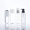 Fabricante Pet100/120Ml Botella con Atomizador de Presión Botella para Emulsión de Agua Set de Botellas Material de Empaque para Botellas Cosméticas