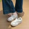 2025 Zapatos Blancos de Mujer Verano Nuevo Estilo Coreano Ins Estudiante Casual Deportes Combinables Zapatos Forrest Gump Calle Pat G02