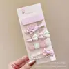 Nuevo Juego de Pasadores de Perlas con Pedrería, Pinza Lateral para el Cabello de Estilo Fresco, Accesorio de Peinado de Moda para Mujer, Pasador para Cabello Suelto