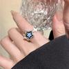 Anillo Fantai Star Pearl Cara Sonriente Superventas Diseño Nicho Pareja Dedo Índice Abertura Asimétrica Dulce y Picante