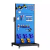 Placa para Pendurar Ferramentas com Furo Quadrado Espesso Prateleira de Ferramentas para Oficina Prateleira de Armazenamento Prateleira de Materiais Prateleira de Exibição de Ferragens Gancho