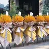 Balão preto arranjo de flores suporte de flores cesta de flores de três pontas bandeja flores frescas floricultura suporte de flores suporte triangular de abertura tripé de madeira