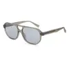 Nuevas gafas de sol retro europeas y americanas de doble puente transfronterizas para hombre, gafas de sol de moda para mujer, gafas de montura grande de alta gama