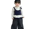 Conjunto de Ropa para Niña Tongxingyuan 2026 Primavera Nuevo Estilo Coreano Moda Top Falso de Dos Piezas y Conjunto de Pantalones Largos para Niñas
