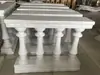 Valla Dorada Curva para Bodas Columna Romana Estilo Europeo Accesorios Valla Guía de Fibra de Vidrio para Decoración del Área de Bienvenida