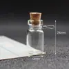 Garrafa de Vidro Transparente Atacado Garrafa de Vidro com Rolha de Cristal Garrafa dos Desejos Pingente Garrafa de Vidro para Derivação Pingente para Recarga